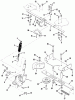 Toro 22-17KE01 (257-H) - 257-H Tractor, 1988 Ersatzteile ATTACHMENT LIFT AND MOWER BELT TENSIONER