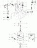 Toro 22-17KE01 (257-H) - 257-H Tractor, 1988 Ersatzteile CARBURETOR #1