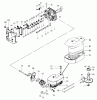 Toro 22-17KE01 (257-H) - 257-H Tractor, 1988 Ersatzteile CYLINDER HEAD, VALVES, CAMSHAFT, AIR FILTER ASSEMBLY AND CARBURETOR