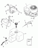 Toro 22-17KE01 (257-H) - 257-H Tractor, 1988 Ersatzteile ENGINE, FUEL & EXHAUST SYSTEMS