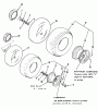 Toro 22-17KE01 (257-H) - 257-H Tractor, 1988 Ersatzteile WHEELS AND TIRES