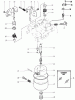 Toro 22-13KE02 (252-H) - 252-H Tractor, 1989 Ersatzteile CARBURETOR #1