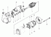 Toro 22-13KE02 (252-H) - 252-H Tractor, 1989 Ersatzteile ELECTRIC STARTER #1