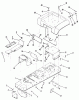 Toro 22-13KE02 (252-H) - 252-H Tractor, 1989 Ersatzteile FRAME, SHEET METAL AND COVERS #2