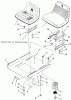 Toro 22-13KE02 (252-H) - 252-H Tractor, 1989 Ersatzteile SEAT AND SUSPENSION