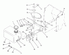 Toro 22-14O501 (244-5) - 244-5 Yard Tractor, 1991 (1000001-1999999) Ersatzteile FUEL TANK AND STEERING BRACKET ASSEMBLY