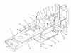 Toro 22-14O501 (244-5) - 244-5 Yard Tractor, 1991 (1000001-1999999) Ersatzteile MAIN FRAME ASSEMBLY