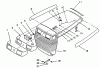 Toro 22-14O502 (244-5) - 244-5 Yard Tractor, 1992 (2000001-2999999) Ersatzteile HOOD ASSEMBLY