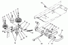 Toro 22-14O502 (244-5) - 244-5 Yard Tractor, 1992 (2000001-2999999) Ersatzteile IDLER AND PEDAL SHAFT ASSEMBLY