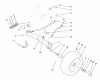 Toro 22-14OE01 (244-H) - 244-H Yard Tractor, 1991 (1000001-1999999) Ersatzteile FRONT AXLE ASSEMBLY