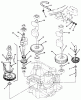 Toro 22-14OE02 (244-H) - 244-H Yard Tractor, 1992 (2000001-2999999) Ersatzteile 14HP ENGINE CRANKSHAFT & CAMSHAFT ASSEMBLY