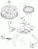 Toro 22-14OE02 (244-H) - 244-H Yard Tractor, 1992 (2000001-2999999) Ersatzteile 14HP ENGINE IGNITION ASSEMBLY