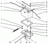 Toro 22-14OE02 (244-H) - 244-H Yard Tractor, 1992 (2000001-2999999) Ersatzteile BATTERY ASSEMBLY