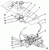 Toro 22-14OE02 (244-H) - 244-H Yard Tractor, 1992 (2000001-2999999) Ersatzteile HYDRAULIC RESERVOIR ASSEMBLY