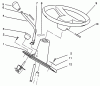 Toro 22-14OE02 (244-H) - 244-H Yard Tractor, 1992 (2000001-2999999) Ersatzteile STEERING WHEEL AND CONSOLE ASSEMBLY