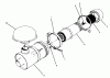 Toro 30610 (120) - Proline 120, 1993 (390001-399999) Ersatzteile AIR CLEANER, MODEL NO. 11-4659