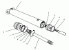 Toro 30610 (120) - Proline 120, 1993 (390001-399999) Ersatzteile HYDRAULIC LIFT CYLINDER NO. 54-0150