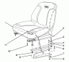 Toro 30610 (120) - Proline 120, 1993 (390001-399999) Ersatzteile SEAT ASSEMBLY