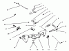 Toro 30610 (120) - Proline 120, 1993 (390001-399999) Ersatzteile THROTTLE LINKAGE AND GOVERNOR CONTROLS