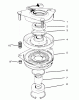 Toro 30610 (120) - Proline 120, 1994 (490001-499999) Ersatzteile CLUTCH ASSEMBLY NO. 54-0220