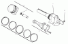 Toro 30610 (120) - Proline 120, 1994 (490001-499999) Ersatzteile CRANKSHAFT, PISTON AND RINGS