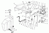 Toro 30610 (120) - Proline 120, 1994 (490001-499999) Ersatzteile HOOD, FUEL TANK & HYDRAULIC RESERVOIR ASSEMBLY
