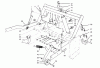 Toro 30610 (120) - Proline 120, 1994 (490001-499999) Ersatzteile PARKING BRAKE & LIFT FRAME ASSEMBLY