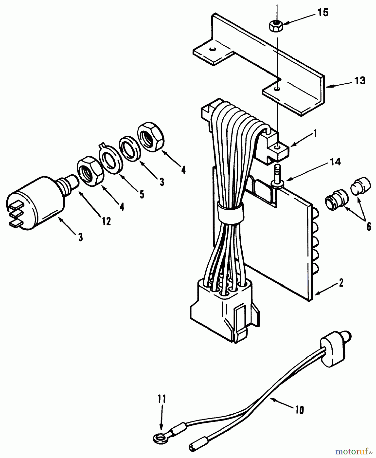 Toro Neu Mowers, Lawn & Garden Tractor Seite 1 31-12K802 (312-8) - Toro 312-8 Garden Tractor, 1991 (1000001-1999999) ELECTRICAL SYSTEM #2