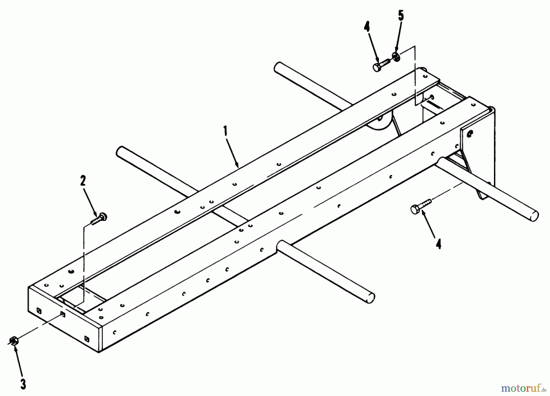 Toro Neu Mowers, Lawn & Garden Tractor Seite 1 31-12K802 (312-8) - Toro 312-8 Garden Tractor, 1991 (1000001-1999999) FRAME