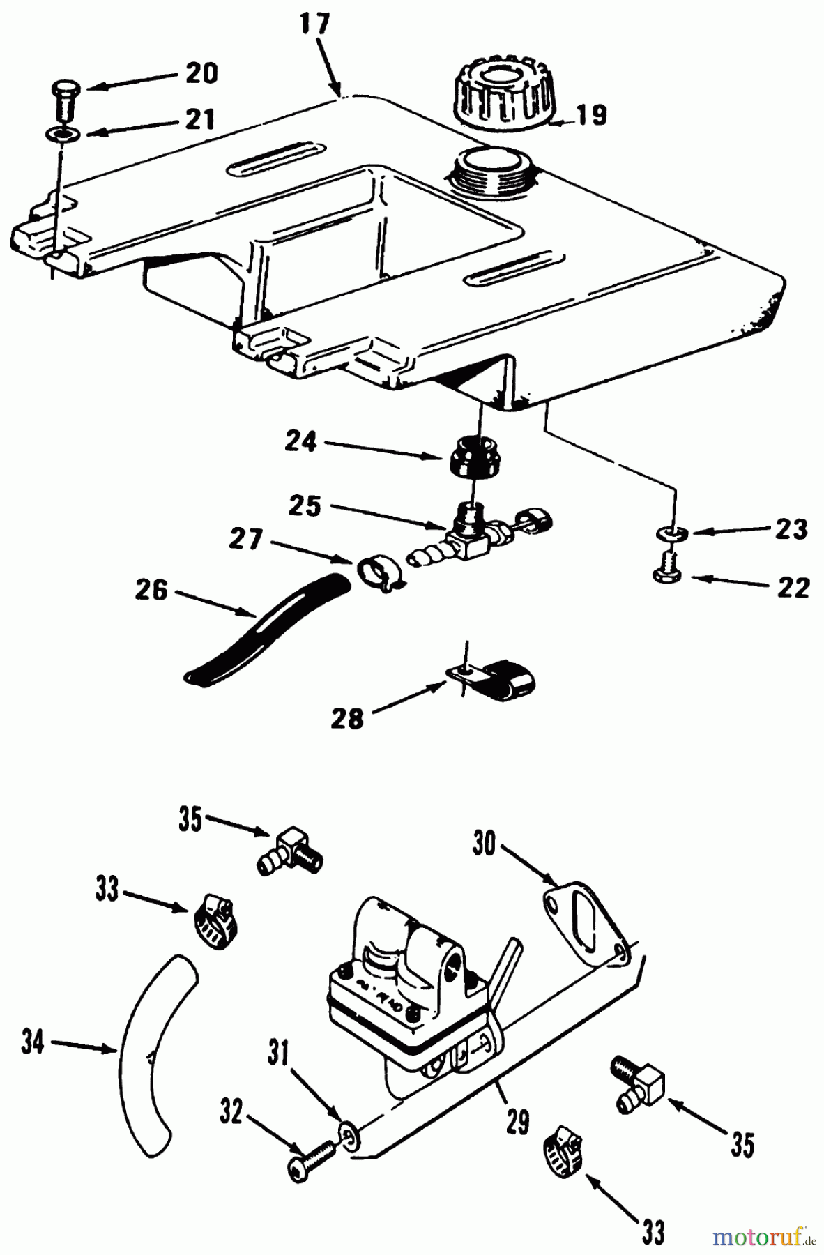 Toro Neu Mowers, Lawn & Garden Tractor Seite 1 51-16OE01 (416-H) - Toro 416-H Garden Tractor, 1991 (1000001-1999999) KOHLER FUEL SYSTEM
