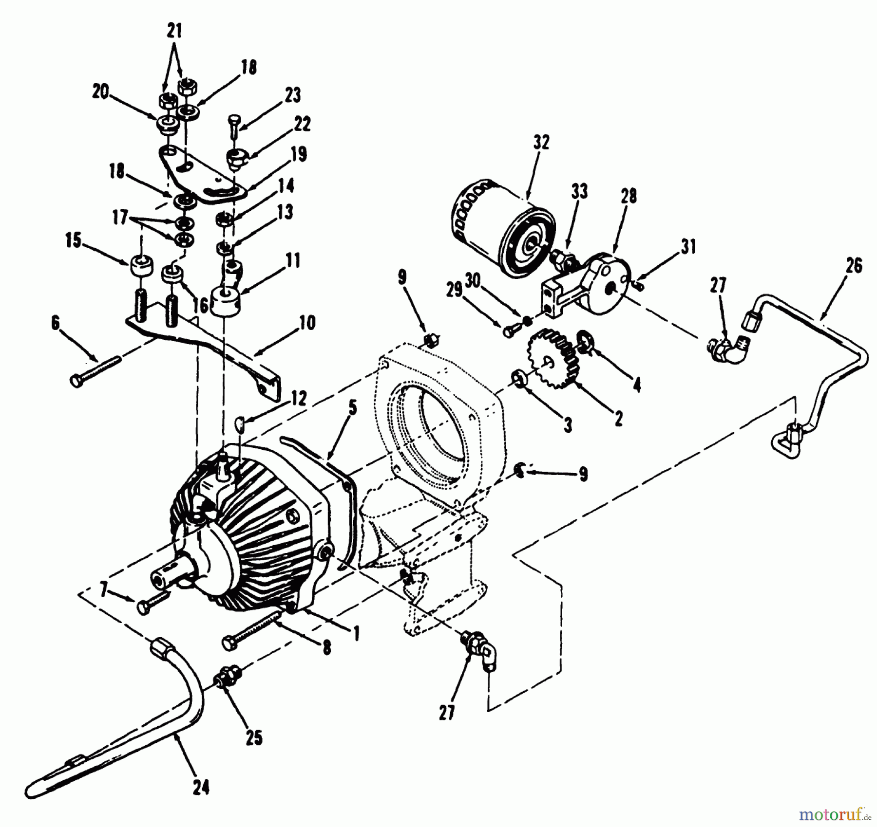 Toro Neu Mowers, Lawn & Garden Tractor Seite 1 51-12KE02 (312-H) - Toro 312-H Garden Tractor, 1992 (2000001-2999999) AUTOMATIC TRANSMISSION