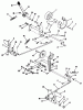 Toro 31-10K803 (310-8) - 310-8 Garden Tractor, 1992 (2000001-2999999) Ersatzteile CLUTCH, BRAKE AND SPEED CONTROL LINKAGE
