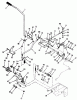 Toro 31-10K803 (310-8) - 310-8 Garden Tractor, 1992 (2000001-2999999) Ersatzteile CLUTCH, BRAKE MOTION CONTROL LINKAGE 312-H & 416-H