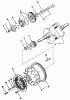 Toro 31-10K803 (310-8) - 310-8 Garden Tractor, 1992 (2000001-2999999) Ersatzteile CRANKSHAFT, CAMSHAFT, FLYWHEEL POWER PLUS