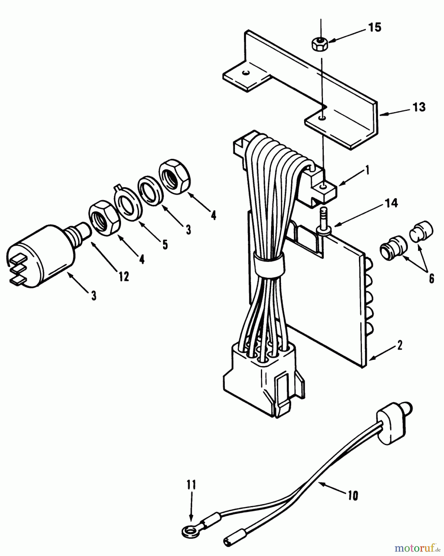 Toro Neu Mowers, Lawn & Garden Tractor Seite 1 31-10K803 (310-8) - Toro 310-8 Garden Tractor, 1992 (2000001-2999999) ELECTRICAL SYSTEM #2