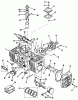 Toro 31-10K803 (310-8) - 310-8 Garden Tractor, 1992 (2000001-2999999) Ersatzteile ENGINE POWER PLUS CYLINDER BLOCK