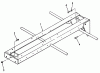 Toro 31-10K803 (310-8) - 310-8 Garden Tractor, 1992 (2000001-2999999) Ersatzteile FRAME