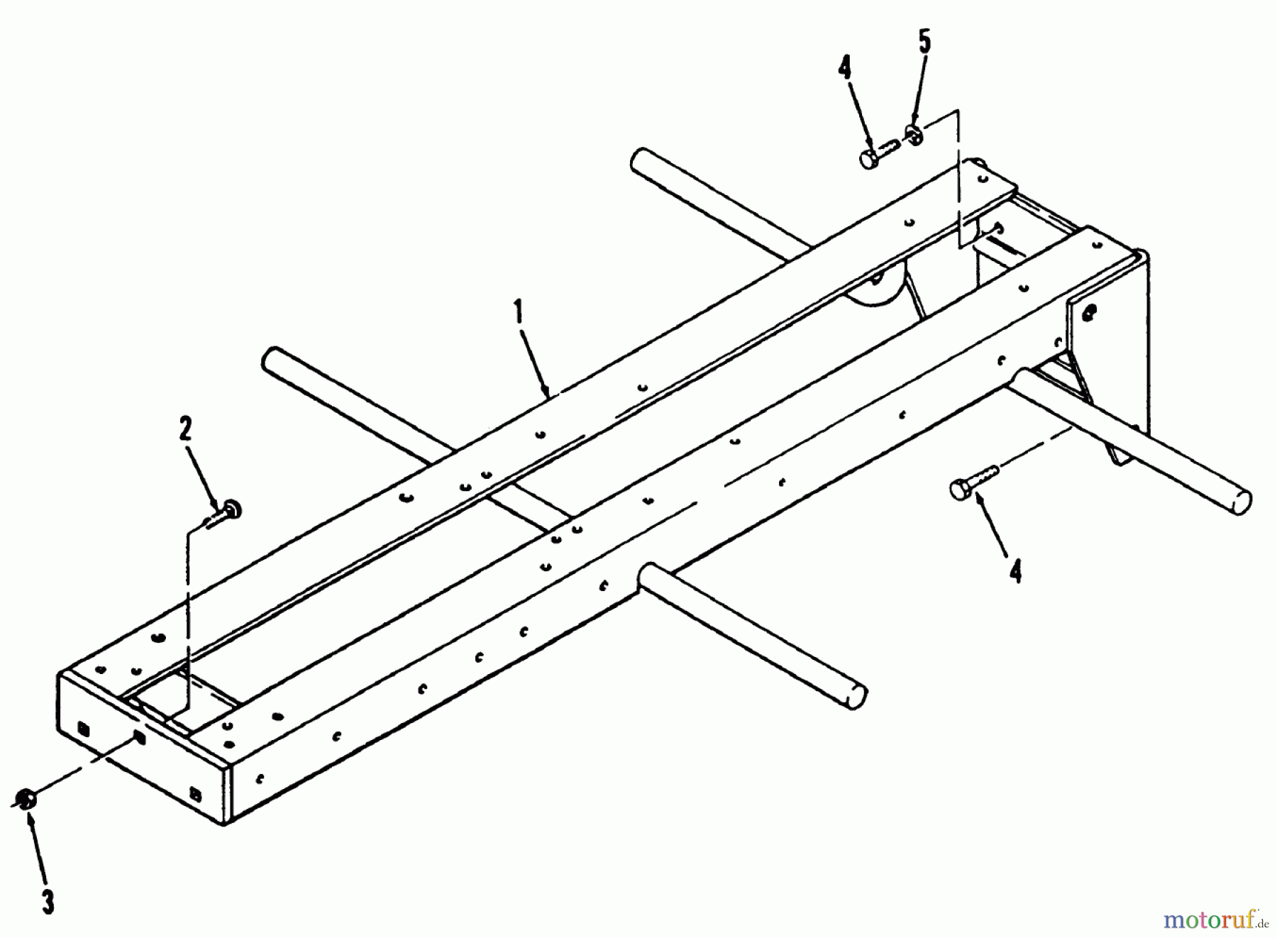 Toro Neu Mowers, Lawn & Garden Tractor Seite 1 31-10K803 (310-8) - Toro 310-8 Garden Tractor, 1992 (2000001-2999999) FRAME