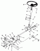 Toro 31-10K803 (310-8) - 310-8 Garden Tractor, 1992 (2000001-2999999) Ersatzteile FRONT AXLE AND STEERING