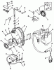 Toro 31-10K803 (310-8) - 310-8 Garden Tractor, 1992 (2000001-2999999) Ersatzteile GEARCASE AND IGNITION CONTROLS POWER PLUS