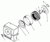 Toro 31-10K803 (310-8) - 310-8 Garden Tractor, 1992 (2000001-2999999) Ersatzteile KOHLER AIR INTAKE