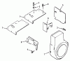 Toro 31-10K803 (310-8) - 310-8 Garden Tractor, 1992 (2000001-2999999) Ersatzteile KOHLER BAFFLES AND SHROUDS