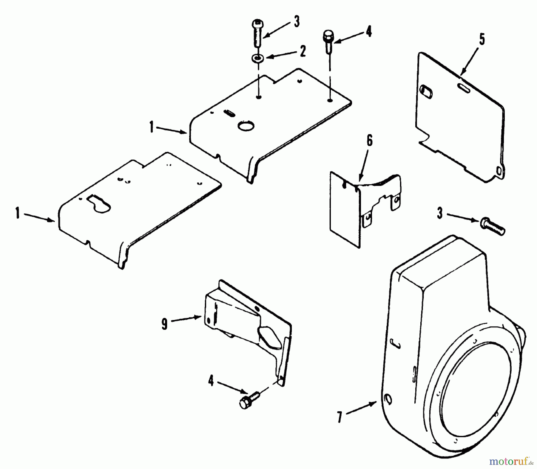 Toro Neu Mowers, Lawn & Garden Tractor Seite 1 31-10K803 (310-8) - Toro 310-8 Garden Tractor, 1992 (2000001-2999999) KOHLER BAFFLES AND SHROUDS