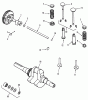 Toro 31-10K803 (310-8) - 310-8 Garden Tractor, 1992 (2000001-2999999) Ersatzteile KOHLER CAMSHAFT, CRANKSHAFT AND VALVES