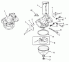 Toro 31-10K803 (310-8) - 310-8 Garden Tractor, 1992 (2000001-2999999) Ersatzteile KOHLER CARBURETORS