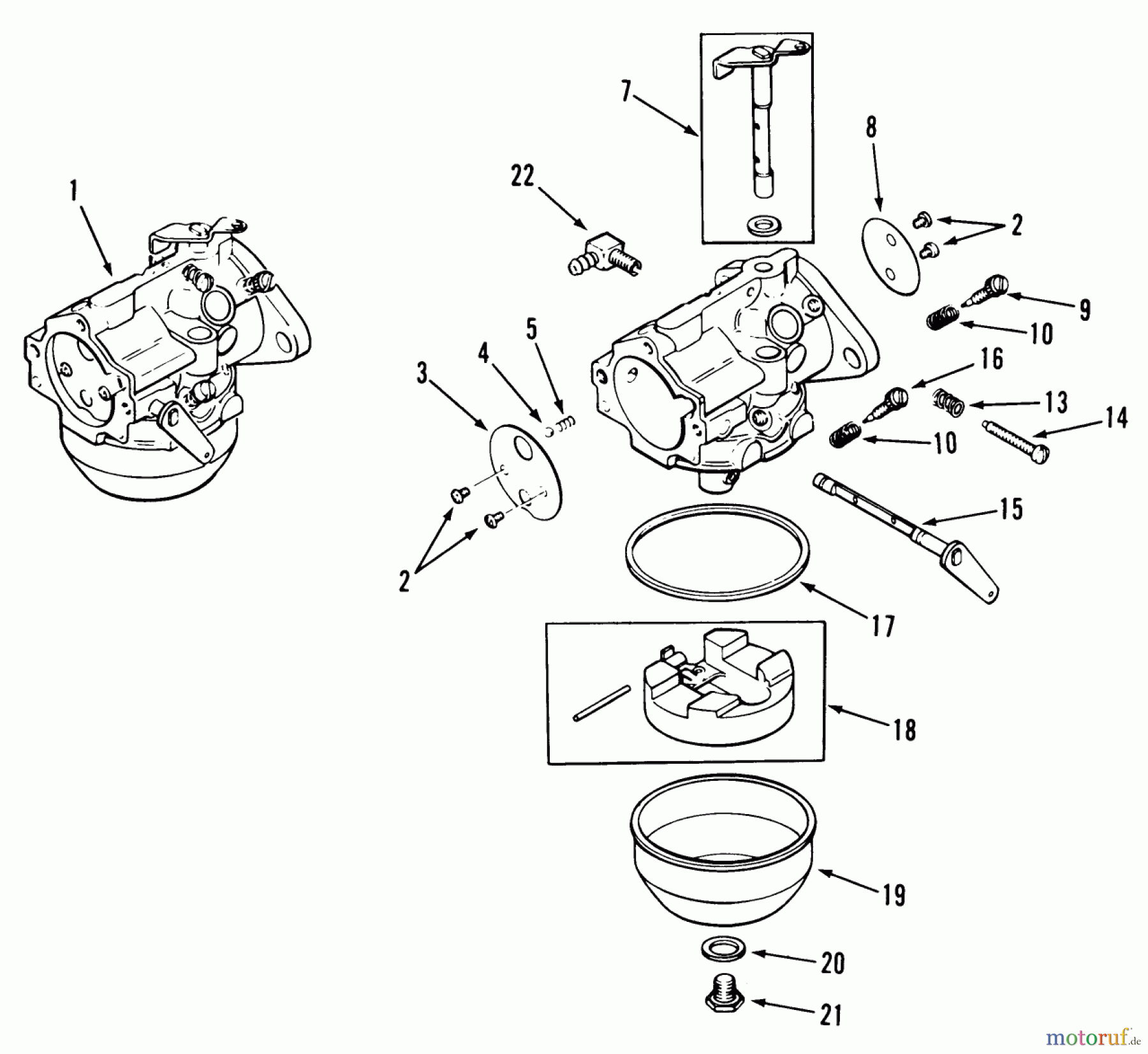 Toro Neu Mowers, Lawn & Garden Tractor Seite 1 31-10K803 (310-8) - Toro 310-8 Garden Tractor, 1992 (2000001-2999999) KOHLER CARBURETORS