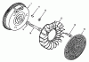 Toro 31-10K803 (310-8) - 310-8 Garden Tractor, 1992 (2000001-2999999) Ersatzteile KOHLER FLYWHEEL