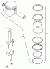 Toro 31-10K803 (310-8) - 310-8 Garden Tractor, 1992 (2000001-2999999) Ersatzteile KOHLER PISTON AND RINGS