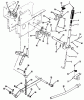 Toro 31-10K803 (310-8) - 310-8 Garden Tractor, 1992 (2000001-2999999) Ersatzteile MANUAL LIFT LINKAGE