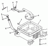 Toro 31-10K803 (310-8) - 310-8 Garden Tractor, 1992 (2000001-2999999) Ersatzteile OIL BASE FILL TUBE AND BRACKET POWER PLUS